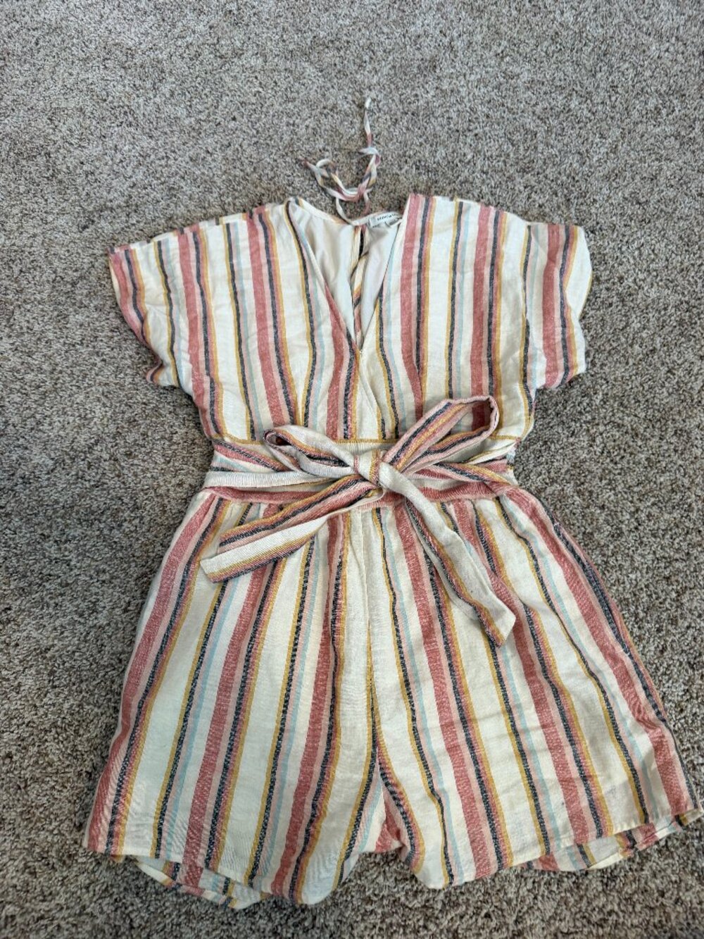 Striped American Eagle Romper